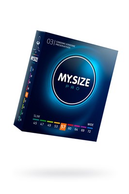 Презервативы MY.SIZE №3 увеличенный объем, 17,8*5,7 см, 3 шт