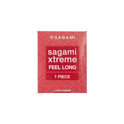 Презерватив Sagami Xtreme Feel long ультрапрочный латекс 0,09мк, 19*5,2см, 1шт.