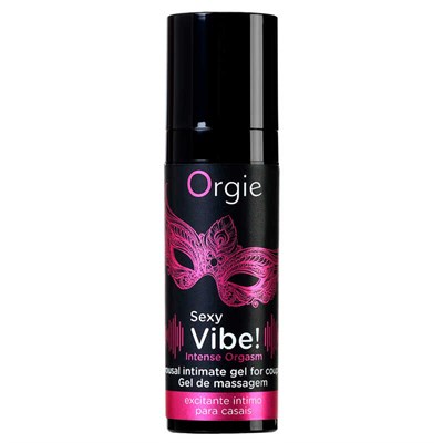 Вибро-гель Orgie Sexy Vibe Intense Orgasm вибрация и контраст температур,15 мл