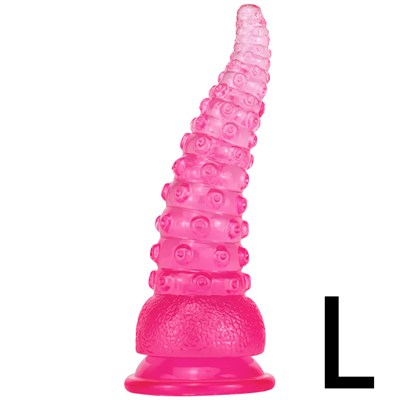 Дилдо «Тентакль» розовый PVC, 21*5,3см