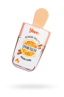 Бальзам для губ Yovee by Toyfa «Горячий поцелуй» со вкусом апельсина и корицы, 5,5 мл 00000014385