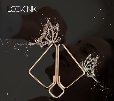 Зажимы для сосков Lockink стиль минимализм, золотые 01000309524