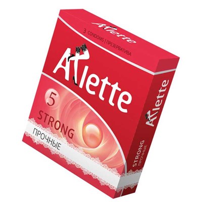 Презервативы Arlette Strong особопрочные (для анального секса), 3шт 00000116643