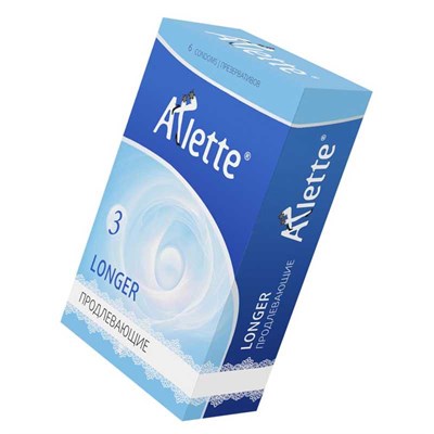 Презервативы Arlette Longer продлевающие, 6шт 00000116646