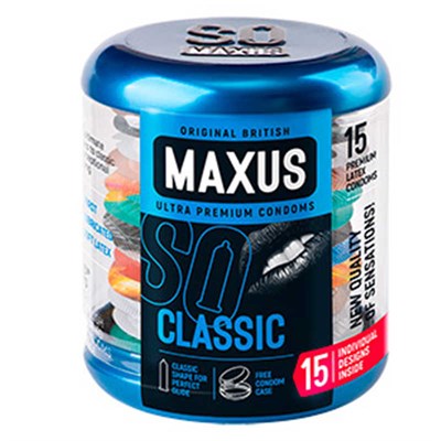 Презервативы Maxus Classic классические в железном кейсе, №15 00001307694