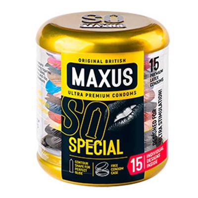 Презервативы Maxus Special рельефные в железном кейсе, №15 00001307695