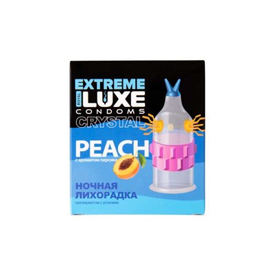 Презерватив Luxe Extreme Ночная Лихорадка, персик, 1шт 00001307815