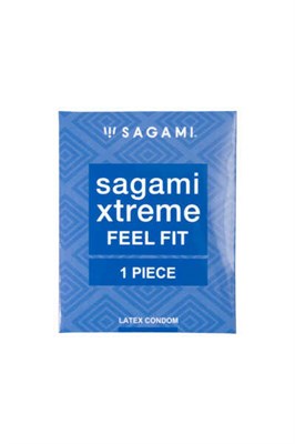 Презерватив Sagami Xtreme Feel Fit розовый без накопителя сверхтонкий латекс 0,04мк, 1шт 00001308910