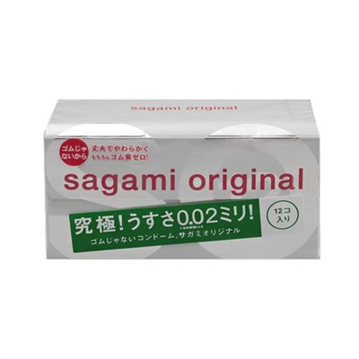 Презервативы Sagami Original 0,02 сверхтонкий полиуретан, 12шт 00001309666