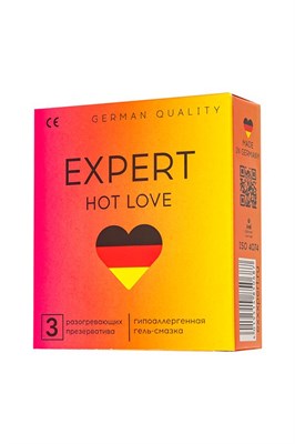 Презервативы Expert Hot Love, с разогревающим эффектом, 3 шт. 00001310072