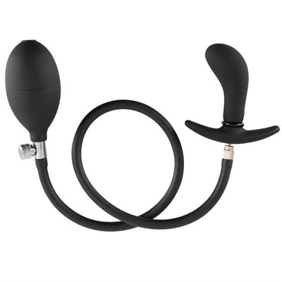 Анальная пробка с функцией увеличения размера You2Toys Inflatable Plug, черная 00000117000