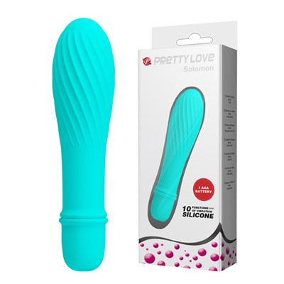 Мини-вибратор Pretty Love Solomon 10 режимов, тиффани 00001308063