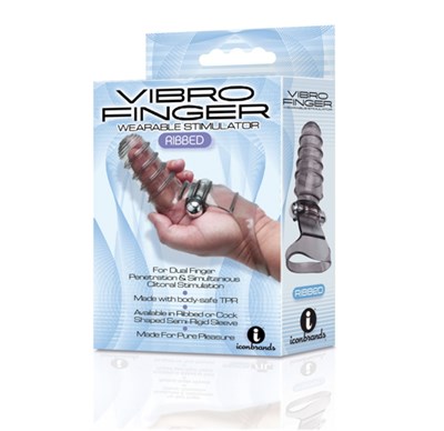 Вибронасадка на пальцы Vibro Finger прозрачная, 15 см 00001309361