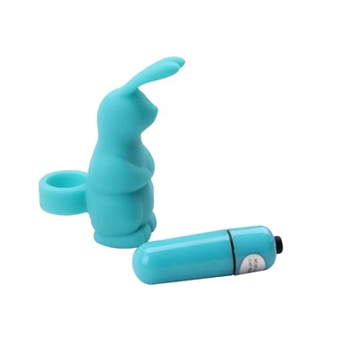 Вибро-насадка на палец в виде зайчика, Sweeiie Rabbit, 10*3,2см 00001309910