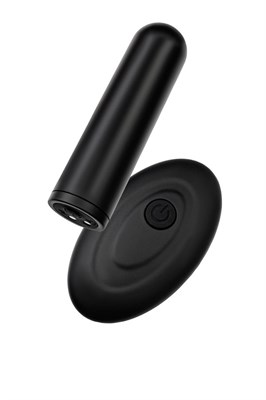 Вибропуля  с пультом управления RealStick CALIBER, черная 00001310042