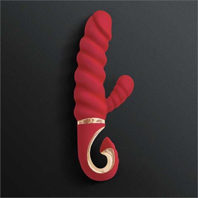 Витой вибратор Gvibe Gcandy для клитора и G-точки, 6 режимов, красный 00001308817