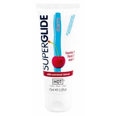 Оральный лубрикант Hot Superglide со вкусом Вишни, 75 мл 00001307752