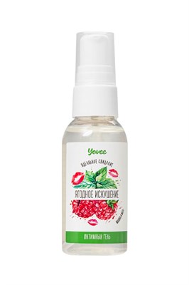 Оральная гель-смазка Yovee «Ягодное искушение» с Д-Пантенолом, со вкусом малины и мяты, 50 мл 00001309498
