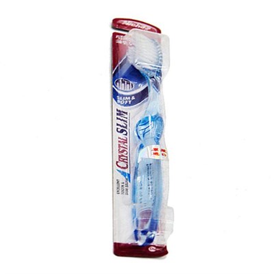 Зубная щетка CRISTAL Slim с тонкой мягкой щетиной 00000116449