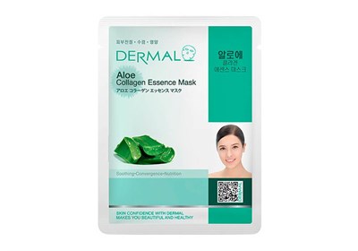 Маска для лица с коллагеном и экстрактом алоэ Dermal 'Алоэ' 23гр 00001309230