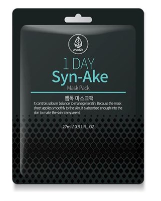Тканевая маска с пептидом змеиного яда 1 Day Syn-Ake Mask, 27 мл, [MEDB] 00001309258