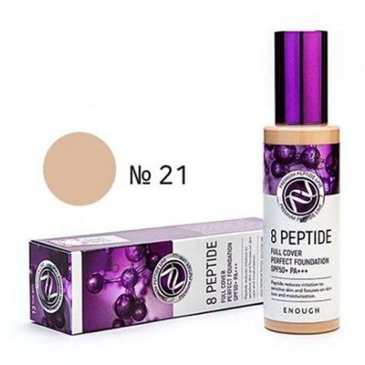 Тональный лифтинг-крем с пептидами Enough 8 Peptide №21, 100мл 00001307304