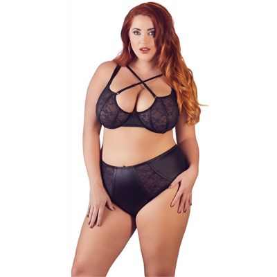 Комплект Cottelli Collection бюст на косточках и трусики, 90F/XL 00001308559