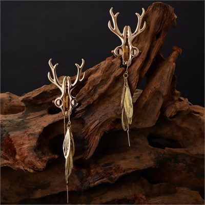 Зажимы для сосков Lockink Samanda Golden Deer Bean, золотой 00001309523