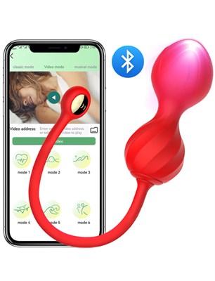 Гаджетовые виброшарики Eroticon Magic, красные 00001309919