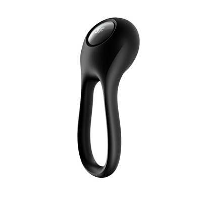 Эрекционное вибро-кольцо Satisfyer Majestic Duo, черное 00001309541
