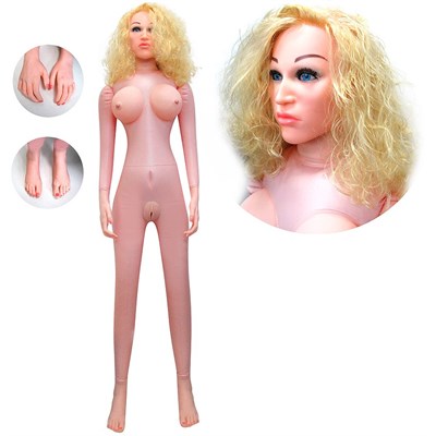 Кукла Анжелика с двумя отверстиями «Pretty Doll» с вибрацией 00000103040
