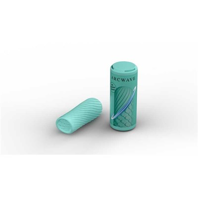 Мастурбатор двусторонний ребристый ARCwave Ghost Pocket, мятный 00001309435