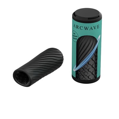 Мастурбатор двусторонний ребристый ARCwave Ghost Pocket, черный 00001309437