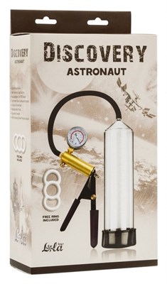 Вакуумная помпа Discovery Astronaut, прозрачная 23 см 00000116857