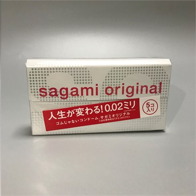 Презервативы Sagami Original 0,02 сверхтонкий полиуретан, 5шт 00001310206
