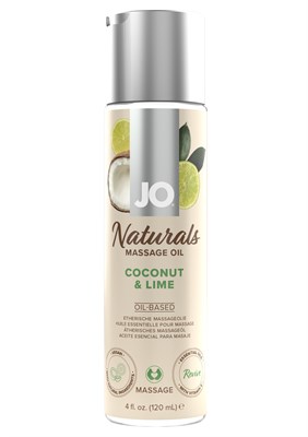 Массажное масло с ароматом кокоса и лайма JO Naturals Coconut Lime, 120 мл 00001310095
