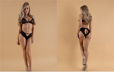 Трусики с доступом и широким вырезом сзади, XXL/XXXL, Le Frivole 00001307467