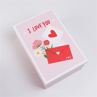 Коробка подарочная «Love», 28 х 18.5 х 11.5 см 00001309579