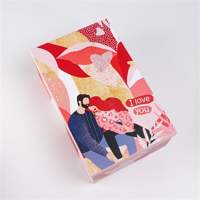 Коробка подарочная «Love», 32.5 х 20 х 12.5 см 00001309580