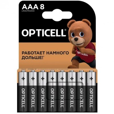 Батарейка AAА Opticell LR03, 1шт 00001509476