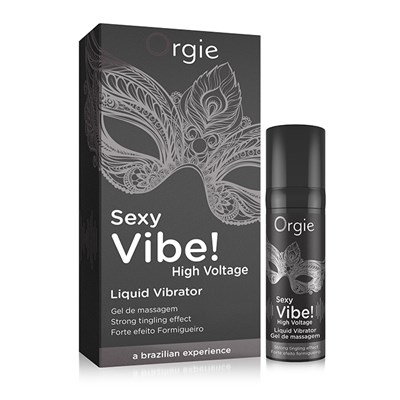 Вибро-гель Orgie Sexy Vibe High Voltage с усиленным эффектом вибрации, 15 мл 00001509480