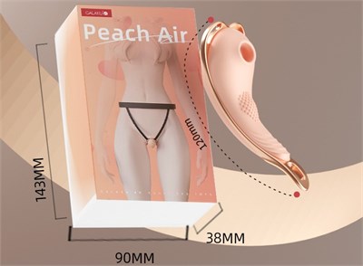Вакуум-волновой стимулятор клитора Peach Air на трусиках, гаджетовый 00001509571