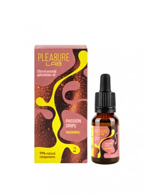 Возбуждающее масло с афродизиаком Pleasure Lab Passion Drips Warming 00001509498
