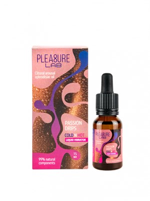 Возбуждающее масло с афродизиаком Pleasure Lab Passion Drips Cold n Hot 00001509499