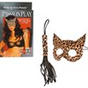 Леопардовый набор маска и плетка - фото 41930