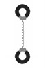 Оковы «Furry Ankle Cuffs»  для щиколоток с черным мехом 00000014934 - фото 42468