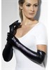 Перчатки для Госпожи - Wet look черные, OS, Le Frivole - фото 43297