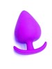 Плаг для ношения пурпурный силикон, 11*6 см - фото 47148