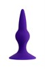 Анальная втулка ToDo by Toyfa Klapsy, фиолетовый силикон, 10,5 см, Д - 3 см - фото 48736