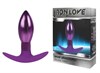 Анальная пробка для ношения Iron Love фиолетового металл, стоппер силикон, 9,6*3см 00000016183 - фото 49067